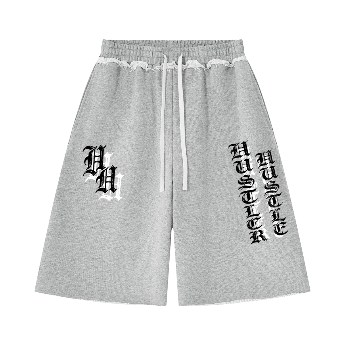 HH - The Art Of Hustling Raw Edge Shorts